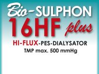 16HFplus (Karton  24 Stk) - BIO-SULPHON-PES-Dialysator 1,6qm Hihg-Flux